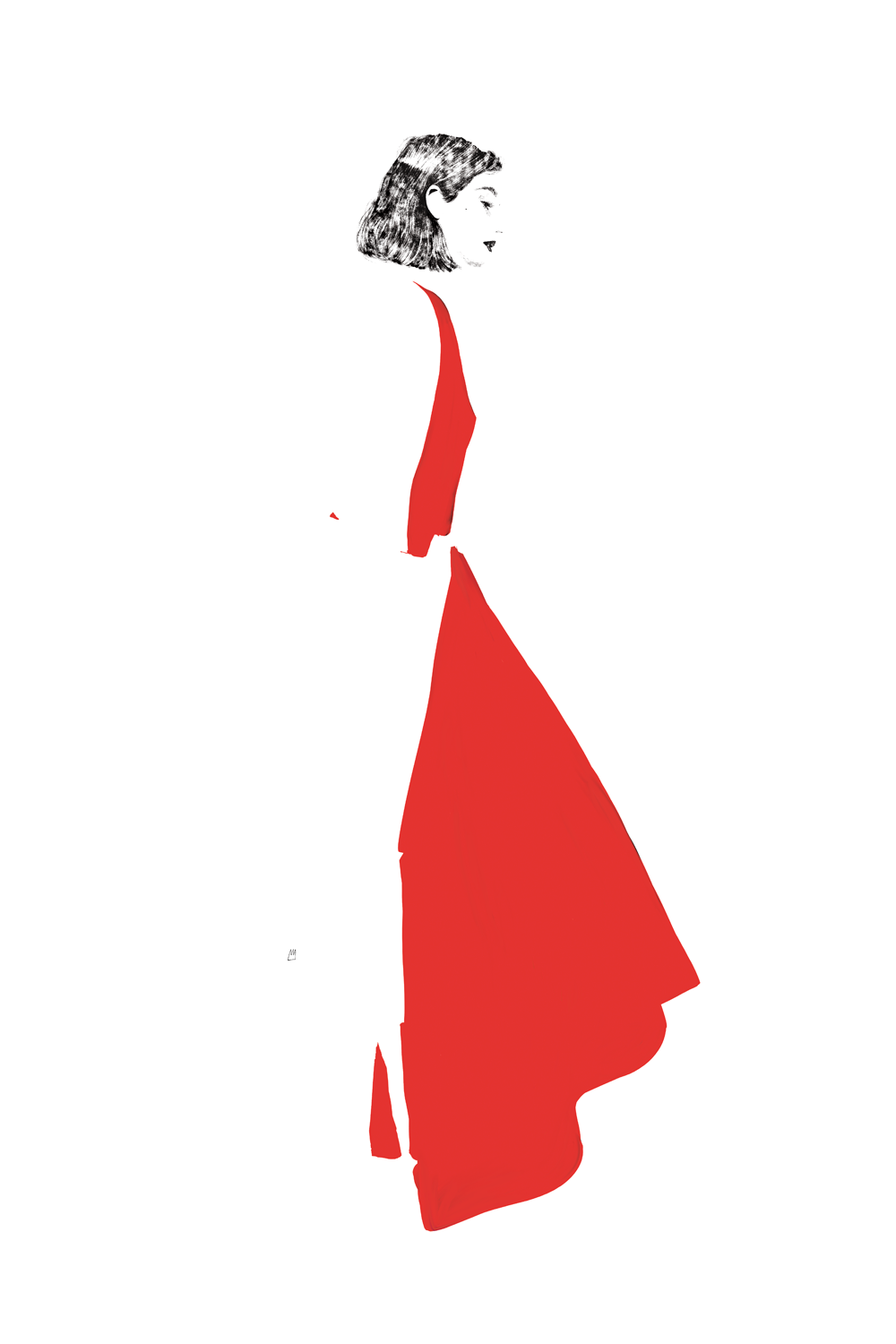 Untitled (Red Dress)