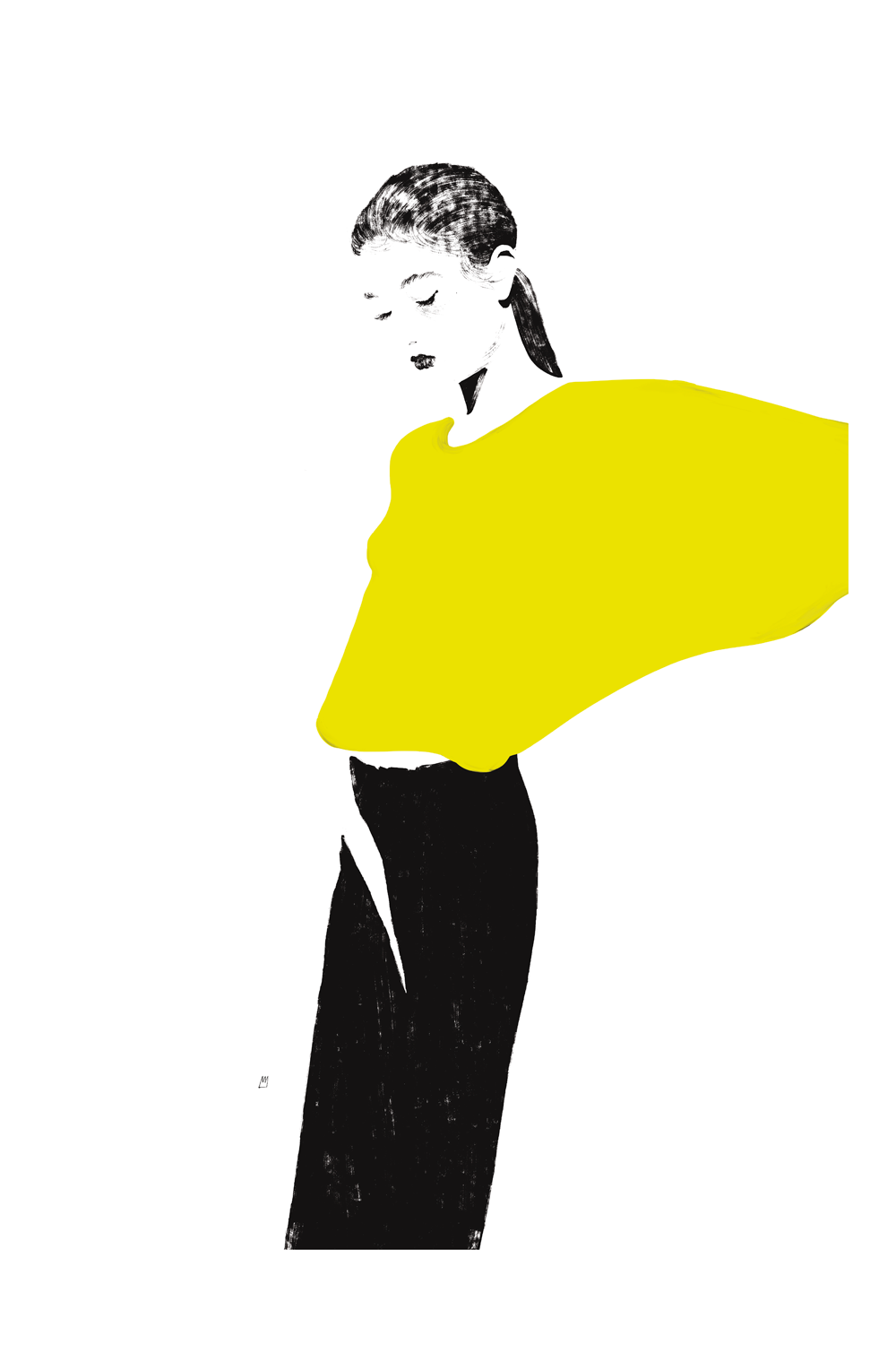 Untitled (Yellow Pullover)