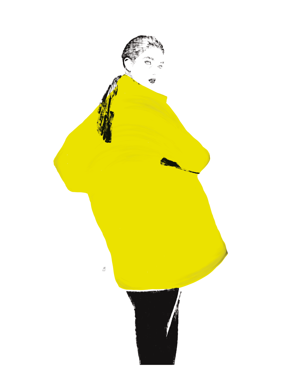 Untitled (Yellow Coat)
